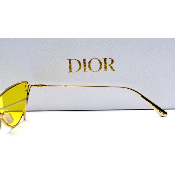 NEW DIOR MISSDIOR B1U H4C GOLD YELLOW AUTHENTIC SUNGLASSES - Picture 9 of 13
